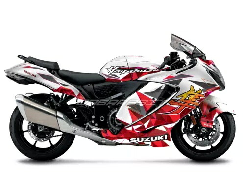スズキ ハヤブサ (2021~) 用 NEW グラフィックキット フルデカールステッカーキット (ESP-RW) NEW Graphic kit for SUZUKI HAYABUSA (2021~) Full Decal Sticker Kit (ESP-RW) 【並行輸入品】｜カスタムパーツ WORLD倉庫