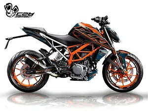 新しいグラフィックキット ktm 390 250 125 DUKE グラフィックデカールステッカーキット (KF-N) NEW Graphic kit for ktm 390 250 125 DUKE Graphic Decal Sticker Kit (KF-N) 【並行輸入品】