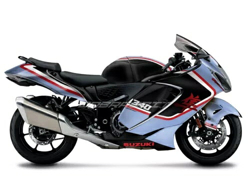スズキ ハヤブサ (2021~) 用 NEW グラフィックキット フルデカールステッカーキット (3L-N) NEW Graphic kit for SUZUKI HAYABUSA (2021~) Full Decal Sticker Kit (3L-N) 【並行輸入品】