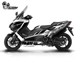 新しいグラフィックキット ヤマハ TMAX 530 560 (17-21) グラフィックデカールキット (YI-W) NEW Graphic kit for YAMAHA TMAX 530 560 (17-21) Graphic Decal Kit (YI-W) 【並行輸入品】