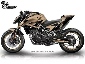 新しいグラフィックキット ktm 890 790 DUKE グラフィックデカールステッカーキット (BR2-D) NEW Graphic kit for ktm 890 790 DUKE Graphic Decal Sticker Kit (BR2-D) 【並行輸入品】