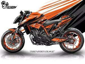 新しいグラフィックキット ktm 890 790 DUKE グラフィックデカールステッカーキット (MS-O) NEW Graphic kit for ktm 890 790 DUKE Graphic Decal Sticker Kit (MS-O) 【並行輸入品】