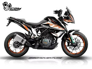 新しいグラフィックキット ktm 390 アドベンチャーグラフィックデカールステッカーキット (AD-WB) NEW Graphic kit for ktm 390 Adventure Graphic Decal Sticker Kit (AD-WB) 【並行輸入品】