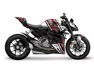 DUCATI Streetfighter V2 (2022~) 用 NEW グラフィックキット フルグラフィックキット (SPRM-BC) NEW Graphic kit for DUCATI Streetfighter V2 (2022~) Full Graphic kit (SPRM-BC) 【並行輸入品】｜カスタムパーツ WORLD倉庫 58,080円
