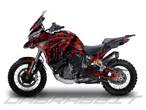DUCATI Multistrada V4 S 用 NEW グラフィックキット フルグラフィックキット (CM-R) NEW Graphic kit for DUCATI Multistrada V4 S Full Graphic kit (CM-R) 【並行輸入品】