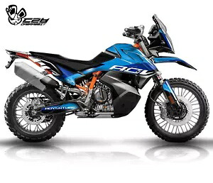 新しいグラフィックキット ktm 890 790 アドベンチャーグラフィックデカールステッカーキット (BK2-BL) NEW Graphic kit for ktm 890 790 Adventure Graphic Decal Sticker Kit (BK2-BL) 【並行輸入品】