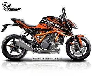新しいグラフィックキット ktm (2020~) 1290 SUPER DUKE R グラフィックデカールキット (TG-O) NEW Graphic kit for ktm (2020~) 1290 SUPER DUKE R Graphic Decal Kit (TG-O) 【並行輸入品】