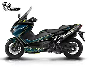 新しいグラフィックキット ヤマハ TMAX 530 560 (17-21) グラフィックデカールキット (YI-N) NEW Graphic kit for YAMAHA TMAX 530 560 (17-21) Graphic Decal Kit (YI-N) 【並行輸入品】｜カスタムパーツ WORLD倉庫