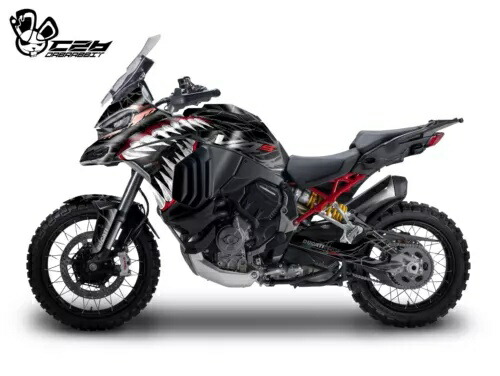 DUCATI Multistrada V4 S 用 NEW グラフィックキット フルグラフィックキット (VN-B) NEW Graphic kit for DUCATI Multistrada V4 S Full Graphic kit (VN-B) 【並行輸入品】