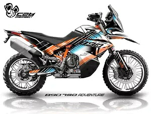 新しいグラフィックキット ktm 890 790 アドベンチャーグラフィックデカールステッカーキット (SR-W) NEW Graphic kit for ktm 890 790 Adventure Graphic Decal Sticker Kit (SR-W) 【並行輸入品】