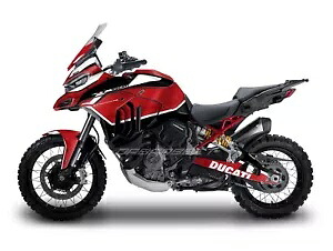 DUCATI Multistrada V4 S 用 NEW グラフィックキット フルグラフィックキット (RSS-RB) NEW Graphic kit for DUCATI Multistrada V4 S Full Graphic kit (RSS-RB) 【並行輸入品】