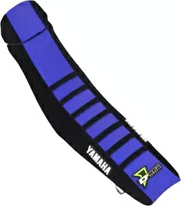 D'Cor Visuals ヤマハ ブルー センターリブシートカバー (30-50-102) D'Cor Visuals Yamaha Blue Center Ribbed Seat Cover (30-50-102) 【並行輸入品】