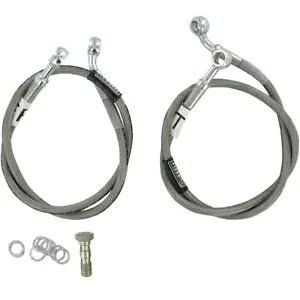 Russell CycleFlex ステンレススチール フロント ブレーキ 2 ライン レース キット (R09780) Russell CycleFlex Stainless Steel Front Brake Two-Line Race Kit (R09780) 【並行輸入品】