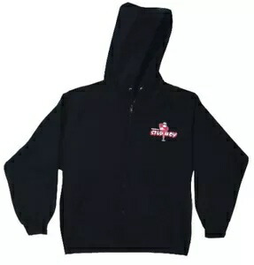 スタッド ボーイ ロゴ メンズ ジップ アップ フーディ ブラック MD Stud Boy Logo Mens Zip Up Hoody Black MD 【並行輸入品】