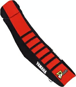 D'Cor Visuals ヤマハ レッドセンターリブシートカバー (30-50-459) D'Cor Visuals Yamaha Red Center Ribbed Seat Cover (30-50-459) 【並行輸入品】