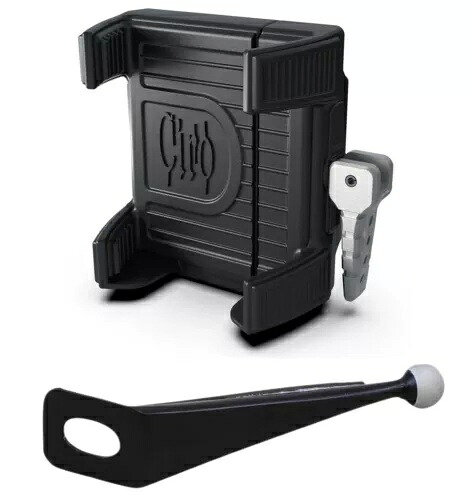 Ciro ハンドルバー スマートフォン/GPS ブラック ホルダー フェアリング マウント付き (50317) Ciro Handlebar Smartphone/GPS Black Holder w/Fairing Mount (50317) 【並行輸入品】