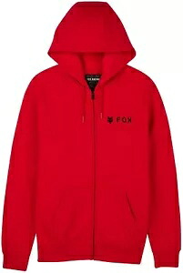 Fox Racing Absolute メンズ ジップ アップ フーディ フレーム レッド Fox Racing Absolute Mens Zip Up Hoody Flame Red 【並行輸入品】