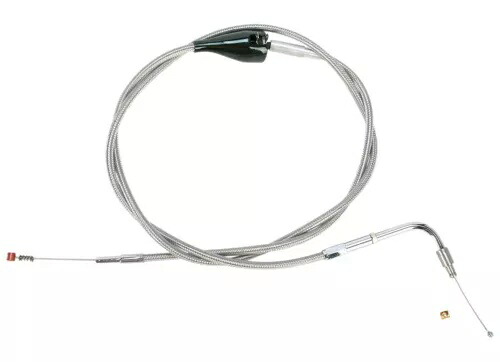 バーネット ステンレススチール クルーズ/アイドル ケーブル ストック +10 インチ (102-30-41002-10) Barnett Stainless Steel Cruise/Idle Cable Stock +10\