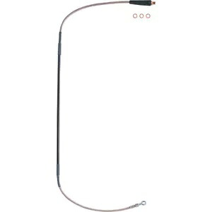 Moose Racing ステンレススチール編組ブレーキライン (KAW-6031F) Moose Racing Stainless Steel Braided Brake Line (KAW-6031F) 【並行輸入品】