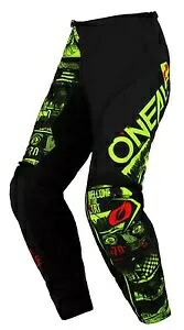 オニール エレメント アタック V.23 メンズ MX オフロード パンツ ブラック/ネオン O'Neal Element Attack V.23 Mens MX Offroad Pants Black/Neon 【並行輸入品】