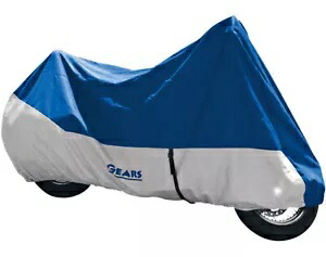 Gears ブルー 大型バイク収納カバー (100110-3-L) Gears Blue Large Motorcycle Storage Cover (100110-3-L) 【並行輸入品】