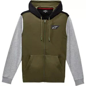 Alpinestars スパナー メンズ ジップ アップ フーディ ミリタリー グリーン Alpinestars Spanner Mens Zip Up Hoody Military Green 【並行輸入品】 41,470円