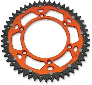Moose Racing デュアル アロイ リア スプロケット オレンジ 49 歯 (1210-897-49-14X) Moose Racing Dual Alloy Rear Sprocket Orange 49 Tooth (1210-897-49-14X) 【並行輸入品】