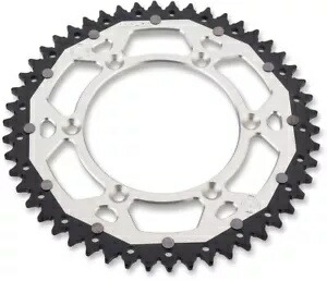 Moose Racing デュアル アロイ リア スプロケット シルバー 50 歯 (1210-210-50-11X) Moose Racing Dual Alloy Rear Sprocket Silver 50 Tooth (1210-210-50-11X) 【並行輸入品】