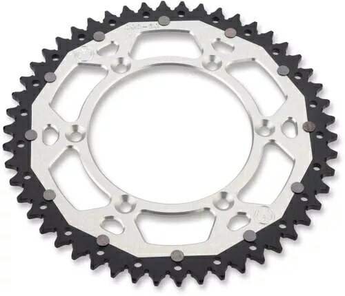 Moose Racing デュアル アロイ リア スプロケット シルバー 49 歯 (1210-251-49-11X) Moose Racing Dual Alloy Rear Sprocket Silver 49 Tooth (1210-251-49-11X) 【並行輸入品】