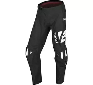 アンサー シンクロン マージ ユース MX オフロード パンツ ブラック/ホワイト Answer Syncron Merge Youth MX Offroad Pants Black/White 【並行輸入品】