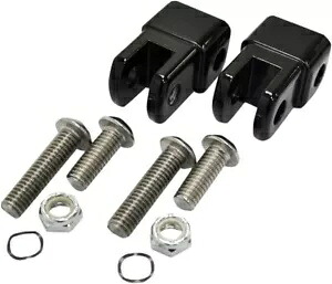 LA Choppers ブラック初期スタイル オス フットペグ アダプター (LA-7202-01B) LA Choppers Black Early-Style Male Footpeg Adaptors (LA-7202-01B) 【並行輸入品】