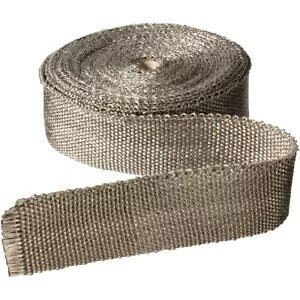 Moose Racing Basalt エキゾースト ラップ 幅 1 インチ x 長さ 50 フィート (504-1000) Moose Racing Basalt Exhaust Wrap 1\