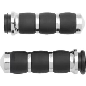 エイボン ベルベット エア クローム ハンドルバー グリップ (AIR-93-FLY) Avon Velvet Air Chrome Handlebar Grips (AIR-93-FLY) 【並行輸入品】