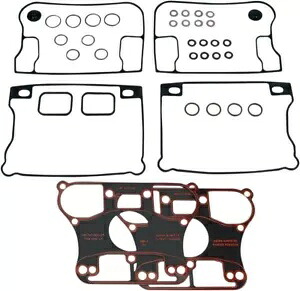 James ロッカー カバー ガスケット キット (ペーパー ロッカー ベース ガスケット付き) (JGI-17042-92) James Rocker Cover Gasket Kit w/Paper Rocker Base Gaskets (JGI-17042-92) 【並行輸入品】