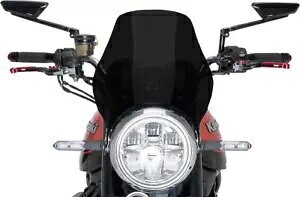 Puig ネイキッド ダークスモーク フロントガラス (0869F) Puig Naked Dark Smoke Windshield (0869F) 【並行輸入品】