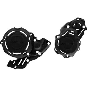 Acerbis X-Power ブラック クラッチ/イグニッション カバー キット (2983260001) Acerbis X-Power Black Clutch/Ignition Cover Kit (2983260001) 【並行輸入品】