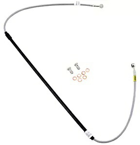 Galfer 編組ステンレススチール フロント ブレーキ ライン (FK003D118-1) Galfer Braided Stainless Steel Front Brake Line (FK003D118-1) 【並行輸入品】