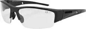ボブスター ライヴァル シャイニー フレーム サングラス ブラック/クリア Bobster Ryval Shiny Frame Sunglasses Black/Clear 【並行輸入品】
