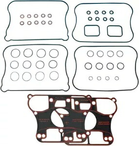 James ロッカー カバー ガスケット キット (ペーパー ロッカー ベース ガスケット付き) (JGI-17030-89) James Rocker Cover Gasket Kit w/Paper Rocker Base Gaskets (JGI-17030-89) 【並行輸入品】