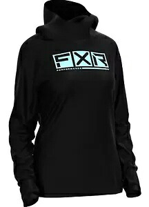 FXR トレーナー ライト テック ウィメンズ プルオーバー フーディ ブラック/シー フォーム XS FXR Trainer Lite Tech Womens Pullover Hoody Black/Sea Foam XS 【並行輸入品】