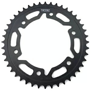 ボルテックス スチール リア スプロケット サテンブラック 44 歯 (251AS-44) Vortex Steel Rear Sprocket Satin Black 44 Tooth (251AS-44) 【並行輸入品】