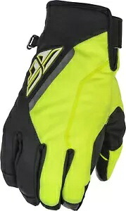 フライ レーシング タイトル ユース コールド ウェザー MX オフロード グローブ ブラック/ハイビズ LG Fly Racing Title Youth Cold Weather MX Offroad Gloves Black/Hi-Viz LG 【並行輸入品】