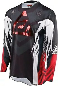 アンサー エリート Xotic メンズ MX オフロード ジャージ クリムゾン/ブラック Answer Elite Xotic Mens MX Offroad Jersey Crimson/Black 【並行輸入品】