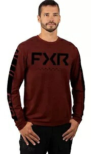 FXR ヘリウム テック メンズ 長袖ジャージ ラスト ヘザー/ブラック FXR Helium Tech Mens Long Sleeve Jersey Rust Heather/Black 【並行輸入品】