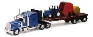 NewRay 1:32 スケール ケンワース W900 農場トラクターとトレーラー付き NewRay 1:32 Scale Kenworth W900 w/Farm Tractor & Trailer 【並行輸入品】