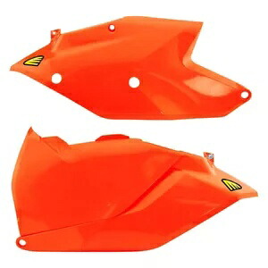 Cycra オレンジ プラスチック後部サイド ナンバー パネル (1CYC-2555-22) Cycra Orange Plastic Rear Side Number Panels (1CYC-2555-22) 【並行輸入品】