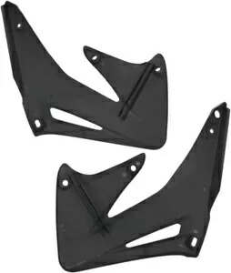 Acerbis ブラック ラジエーター シュラウド (2071390001) Acerbis Black Radiator Shrouds (2071390001) 【並行輸入品】