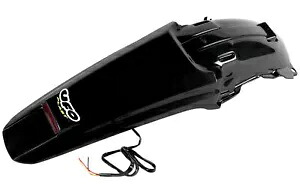 UFO ブラック プラスチック リア フェンダー LED ライト付き (HO04603-001) UFO Black Plastic Rear Fender w/LED Light (HO04603-001) 【並行輸入品】