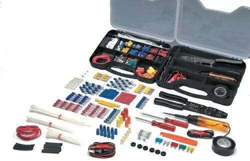 パフォーマンスツール 285pc 自動車電気修理キット (W5207) Performance Tool 285pc Automotive Electrical Repair Kit (W5207) 【並行輸入品】