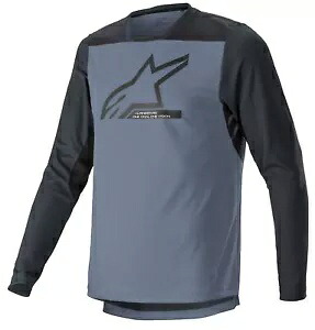 アルパインスターズ ドロップ 6.0 V2 メンズ LS MTB マウンテン バイク ジャージ ブラック/グレー Alpinestars Drop 6.0 V2 Mens LS MTB Mountain Bike Jersey Black/Gray 【並行輸入品】